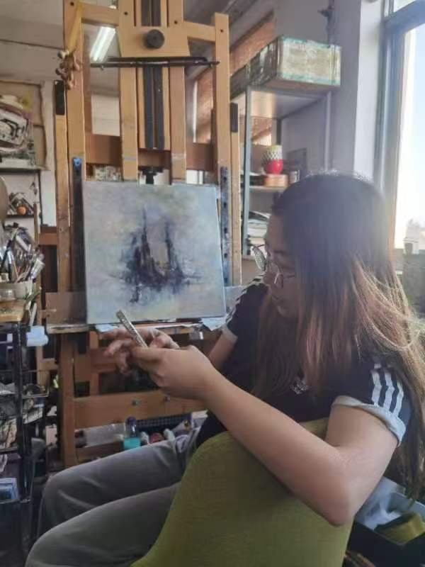 Painting: The Gap by Dan. Y