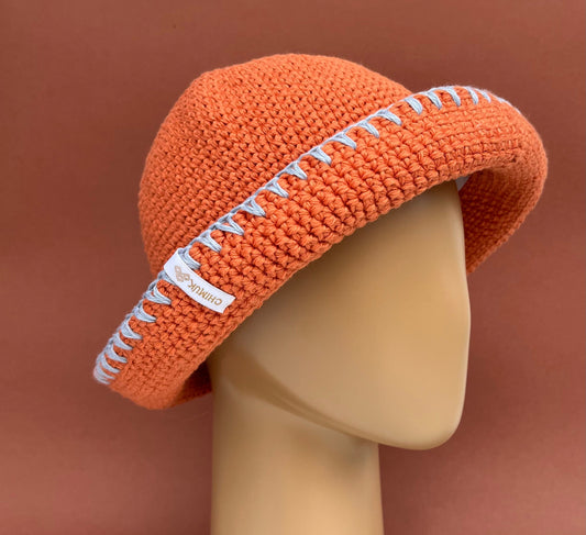 Tangüis Cotton Bucket Hat Orange – für alle Jahreszeiten