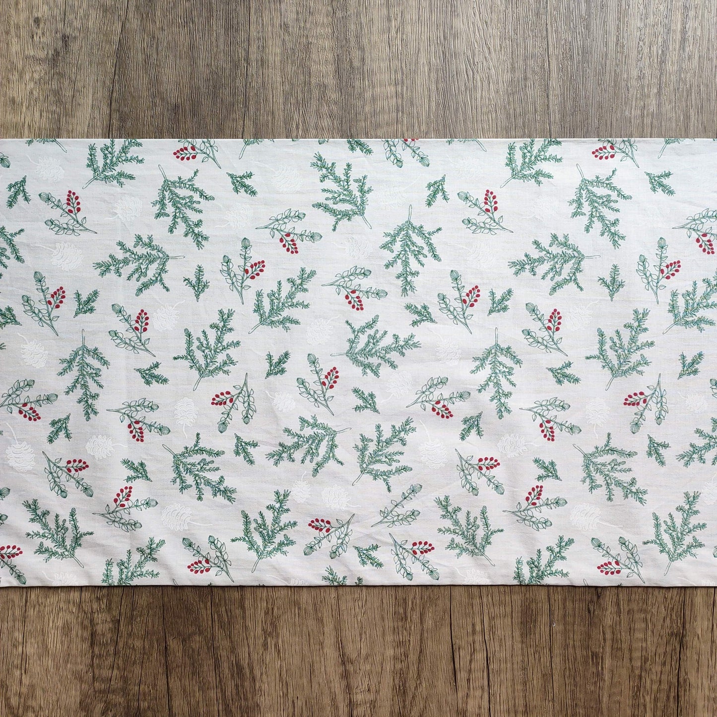 Botanical cotton décor - winter motif collection