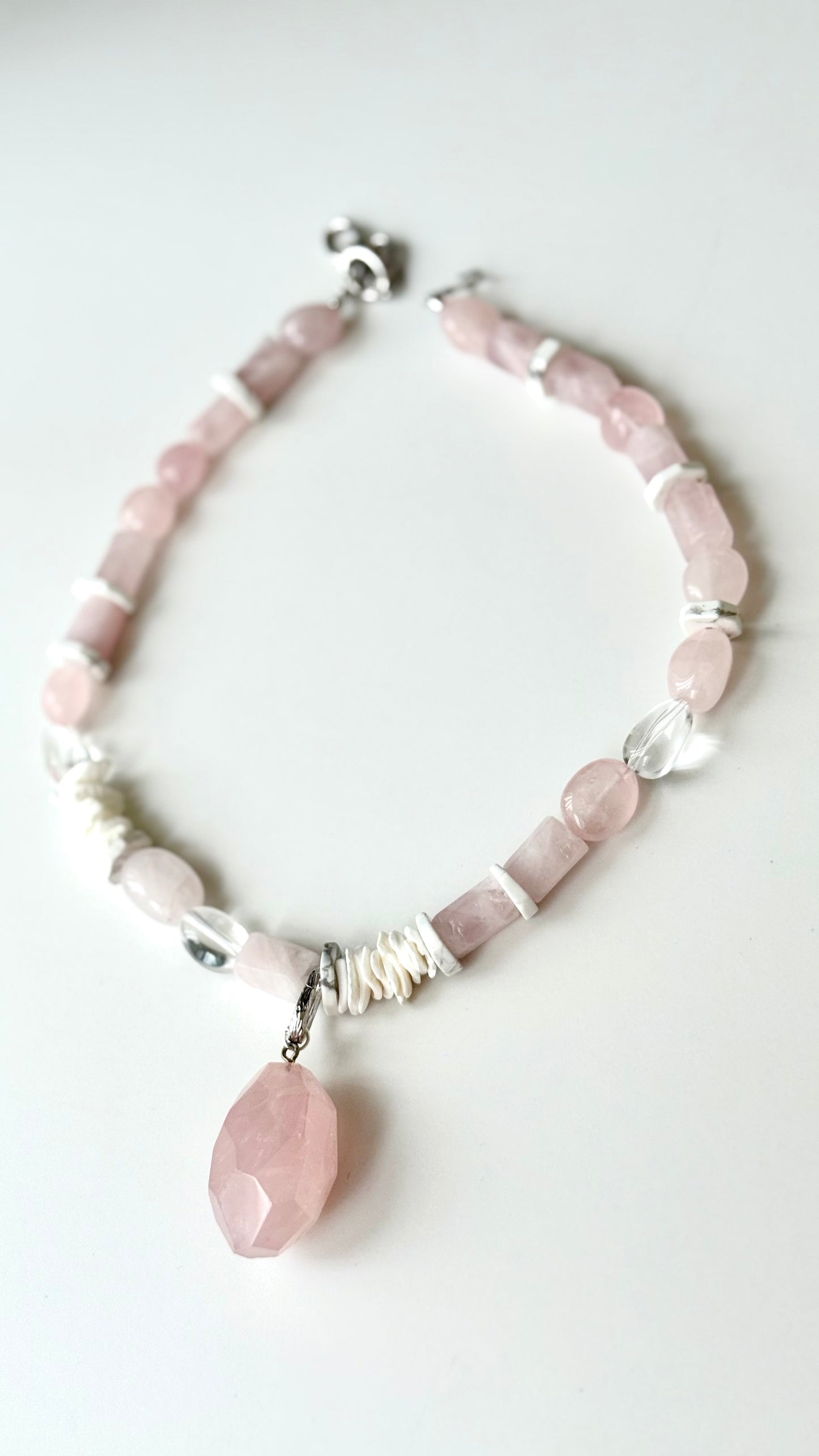 Quartz Blush Necklace from Crystal Whisper Collection