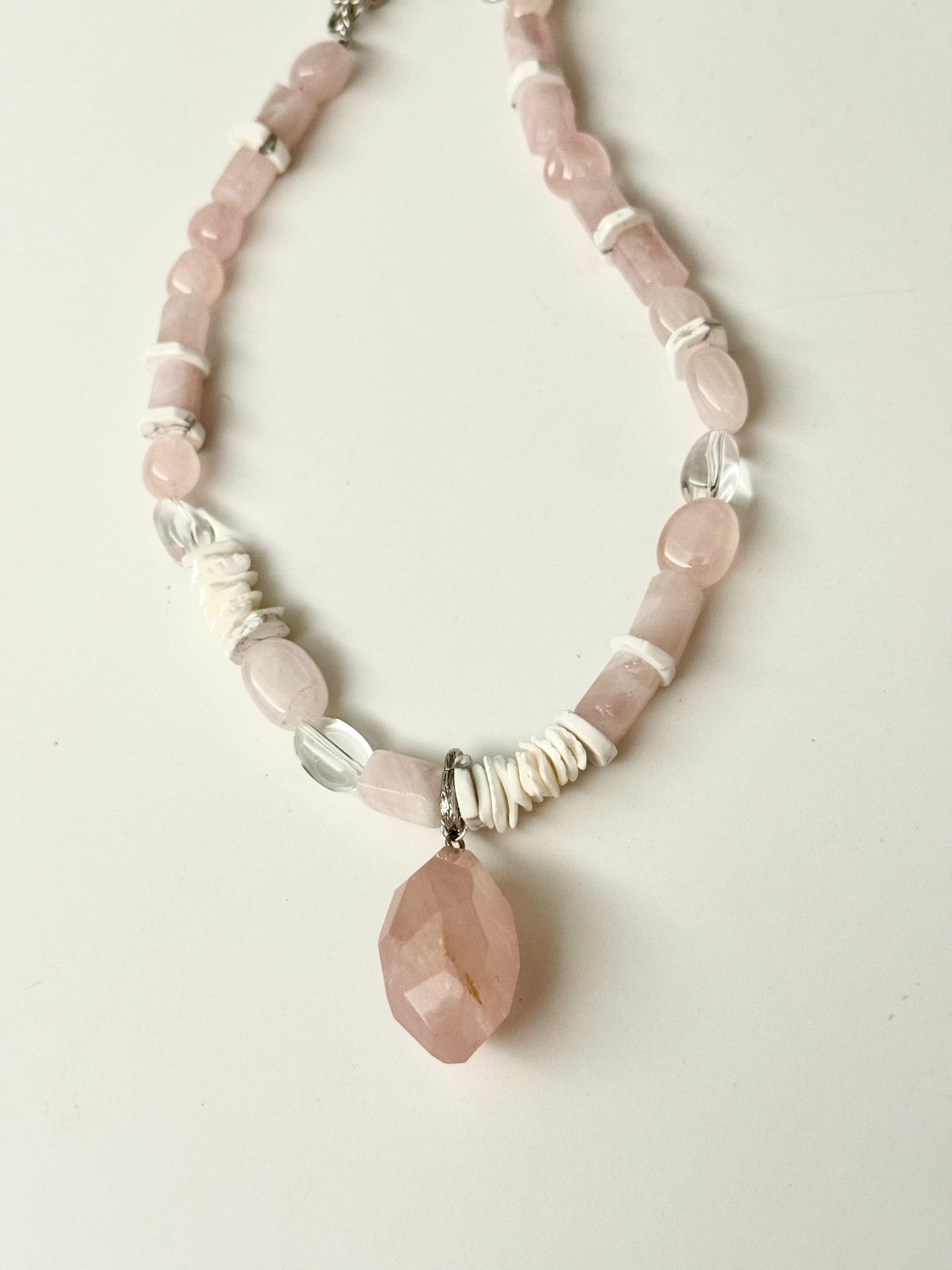 Quartz Blush Necklace from Crystal Whisper Collection