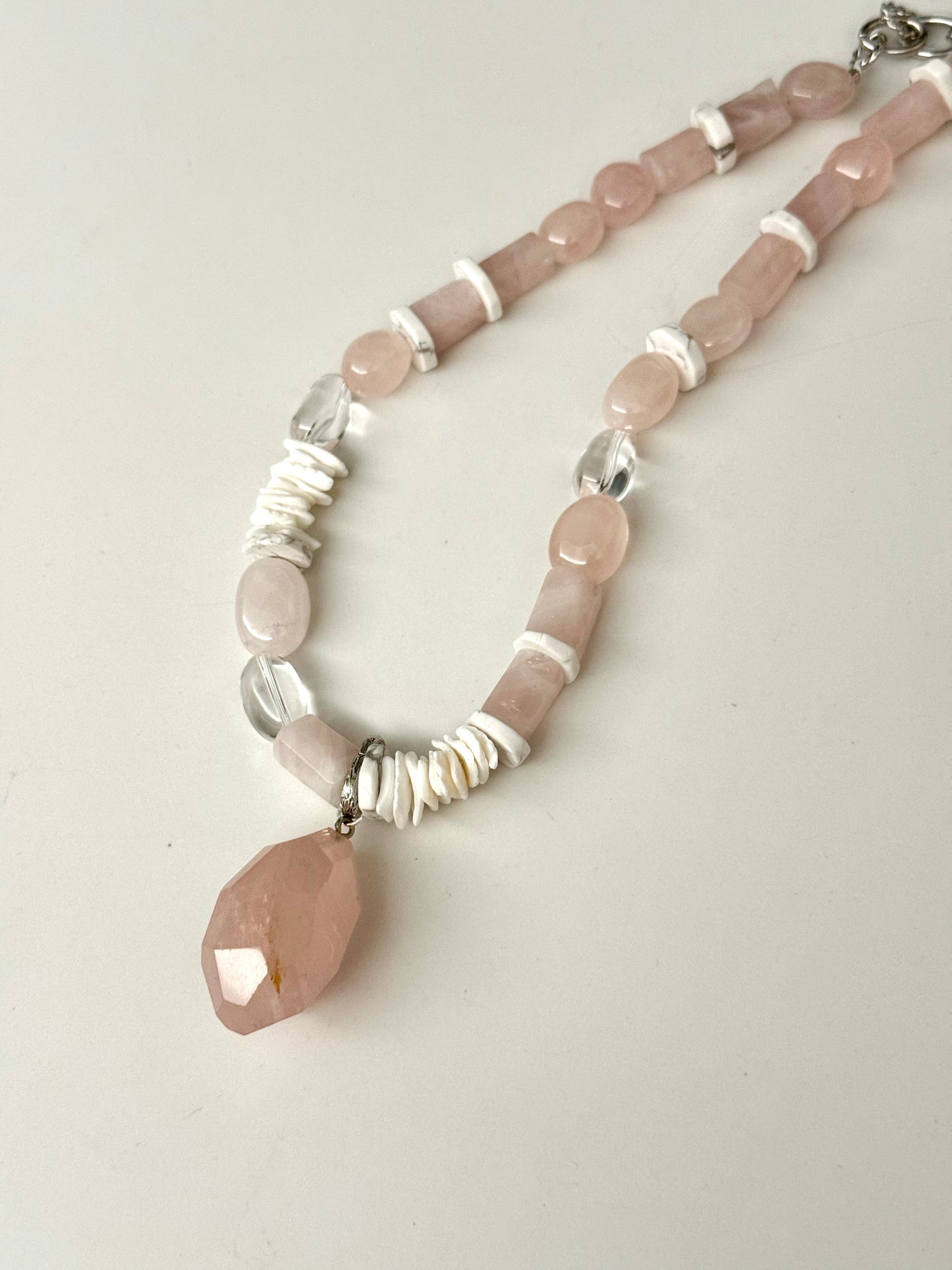 Quartz Blush Necklace from Crystal Whisper Collection