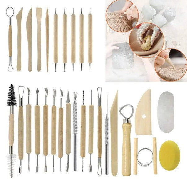 Clay Pottery Tools Kit